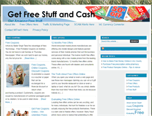 Tablet Screenshot of getfreestuffandcash.com
